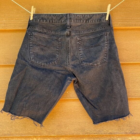 Gap Curvy Black Cut off Jean Shorts - Picture 8 of 15